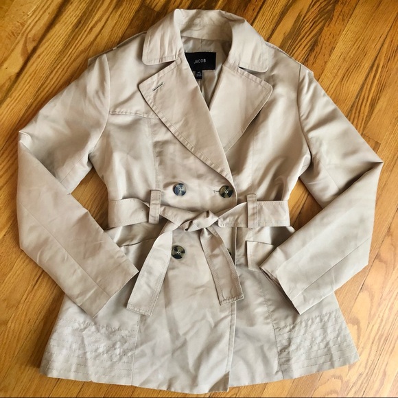 Jacob Jackets & Blazers - Beige lightweight short trench coat/Jacob/Size S